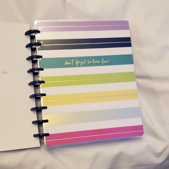 Happy Planner Classic Undated 12 Month navy rings - Picture 1 of 8